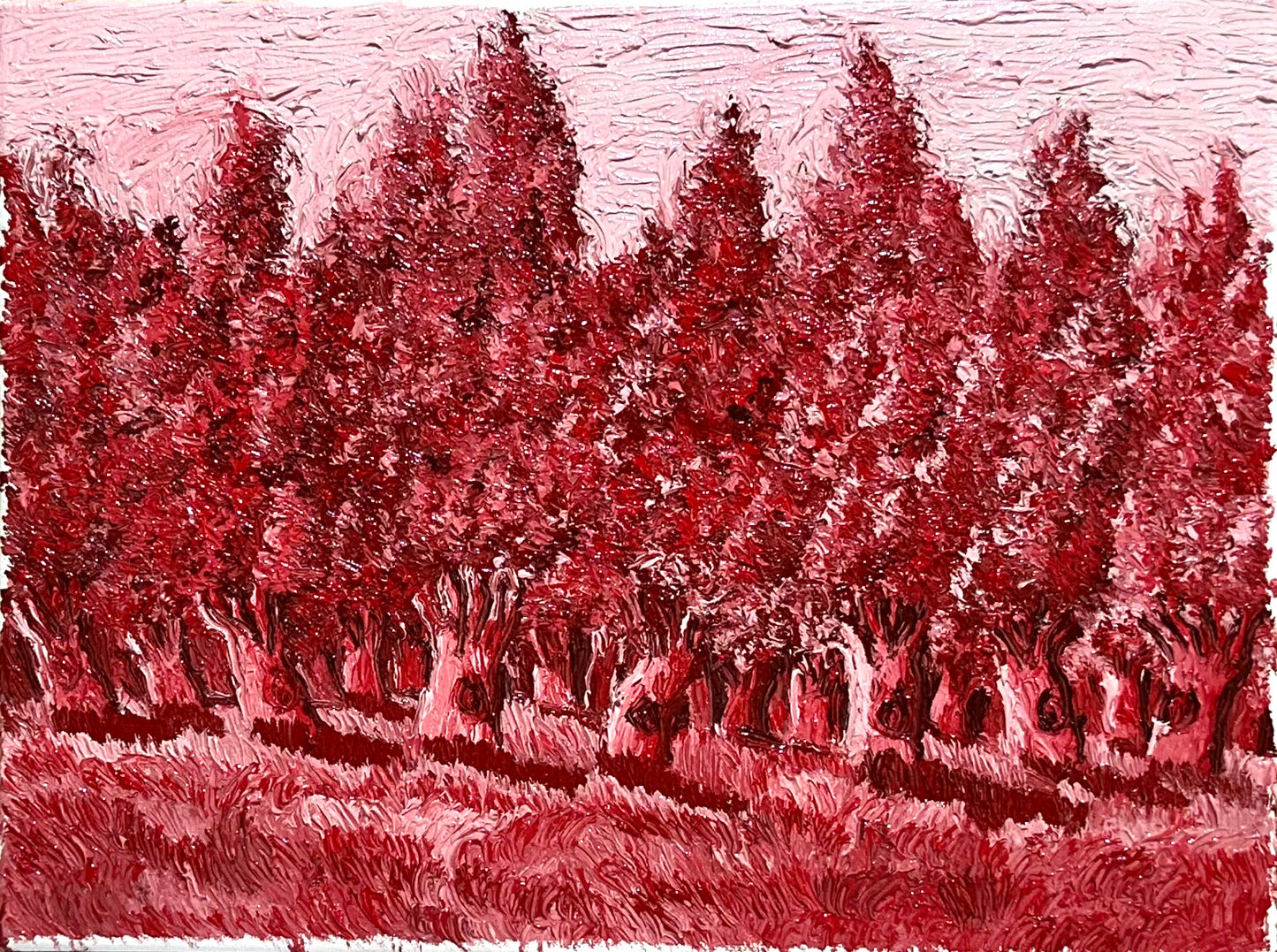 AARON NGOW - Red Forest, 2025