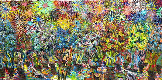 AARON NGOW - Forest Under a Starry Sky, 2025