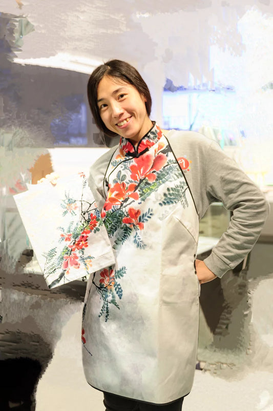 HO SAU KUEN - 'Blooming' Apron
