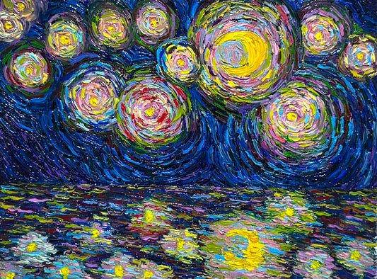 AARON NGOW - Starry night and sea, 2026