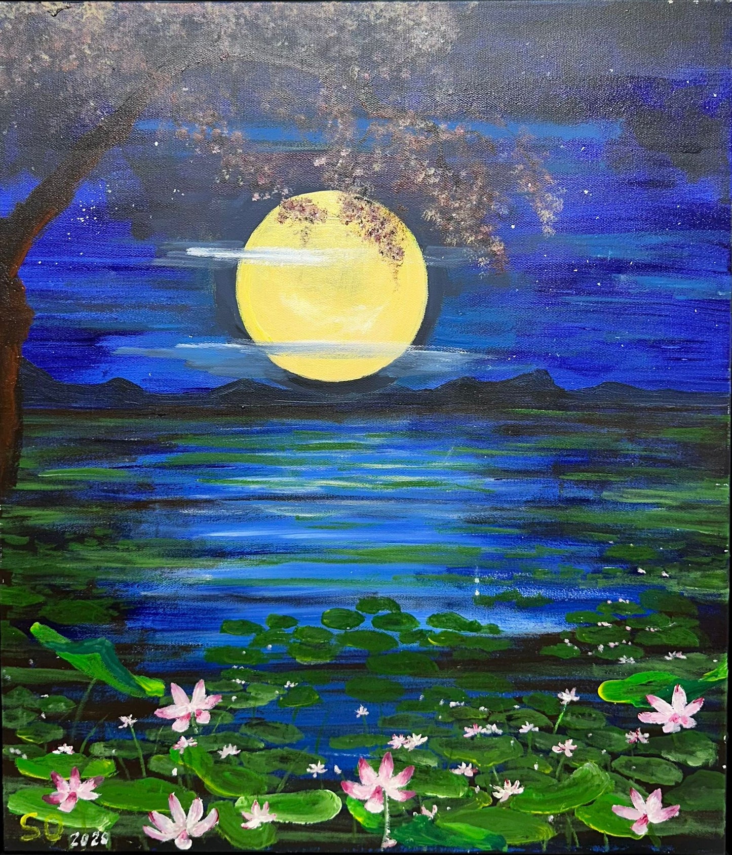 SO TAT SHING - Lotus Pond Under the Moon, 2020