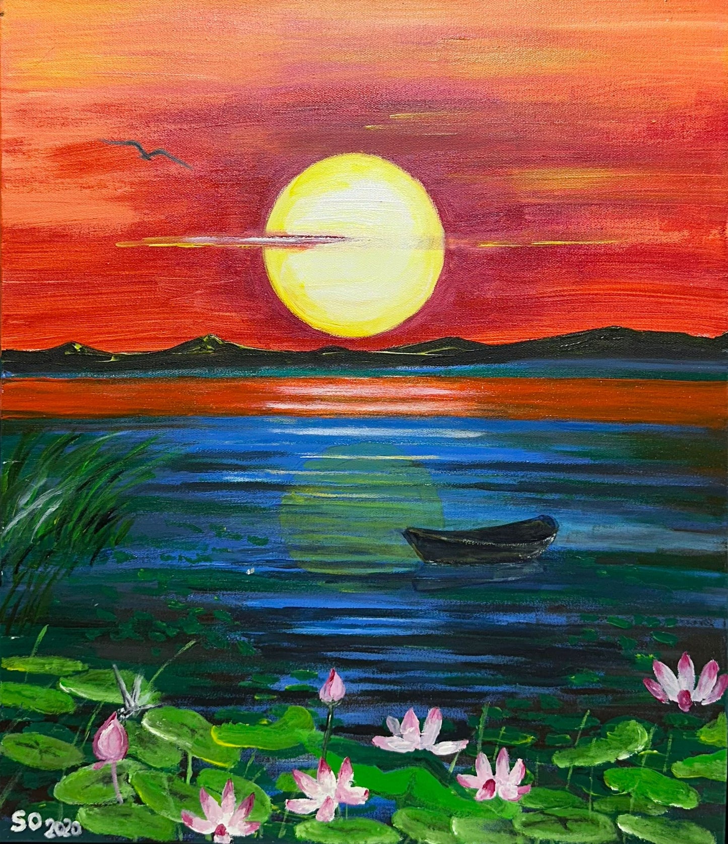 SO TAT SHING - Sunrise Lotus Pond, 2020